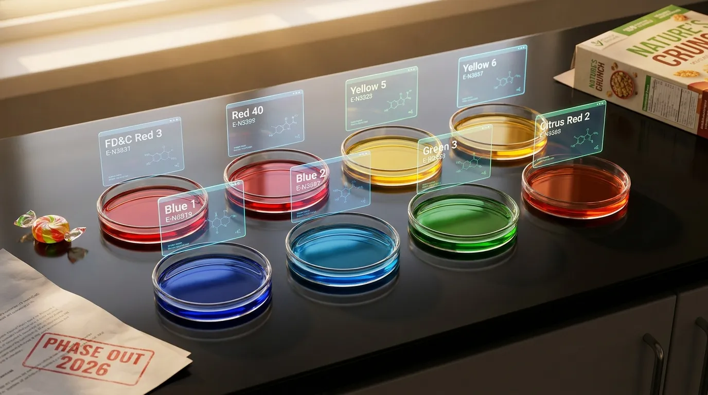 8 Food Dyes Being Phased Out by 2026